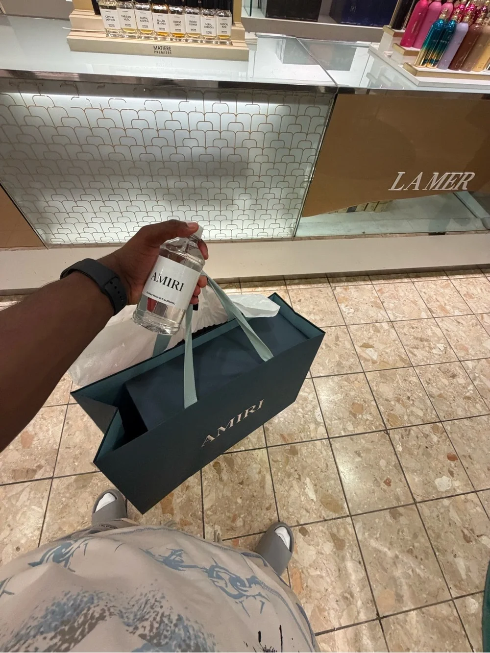 AMIRI Black and White Athletic Sneakers